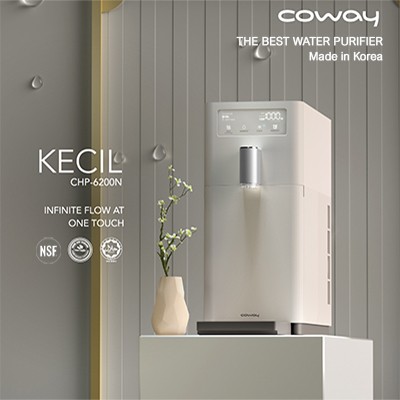 韓國COWAY過濾淨水機, 即時製熱製冷, 一按鍵無限飲用, 健康又方便 