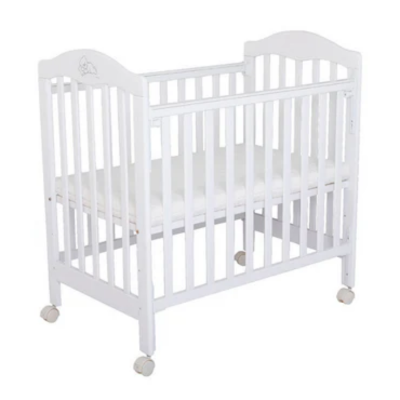 LA BABY 嬰兒木床- 白色